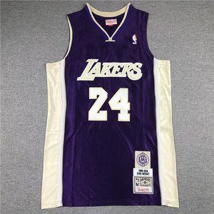 LA Lakers #24 Kobe Bryant Retirement Yellow Jersey